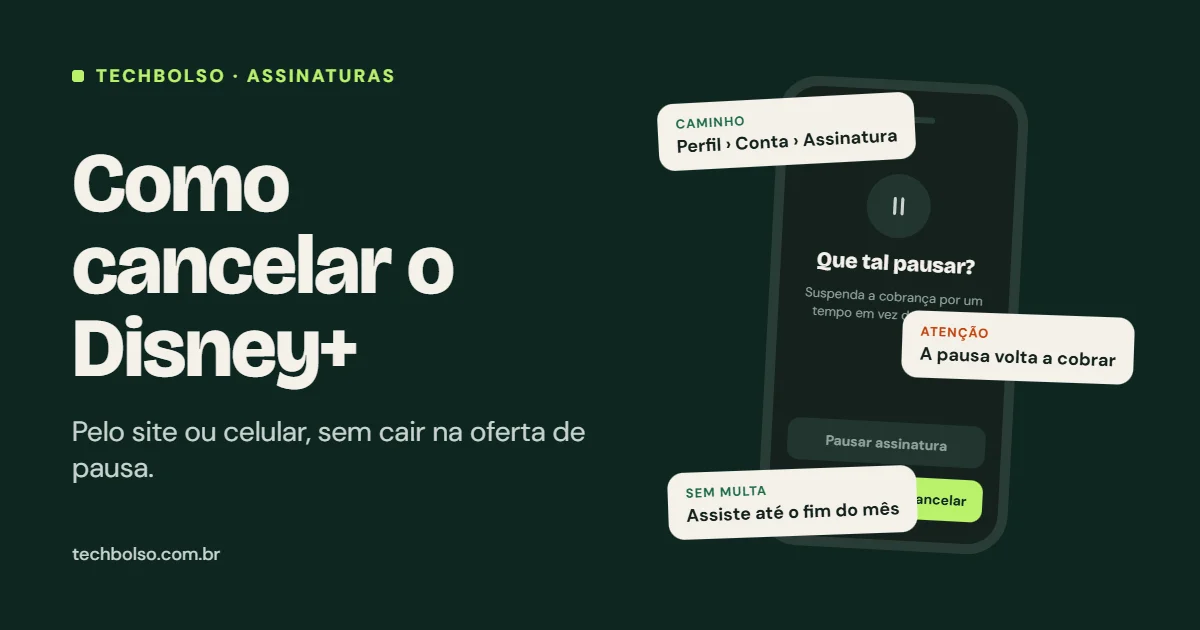 Como cancelar o Disney+