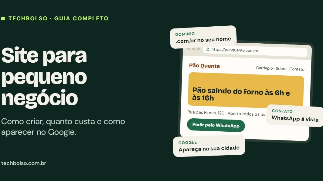 Como criar um site para pequeno negócio: guia completo