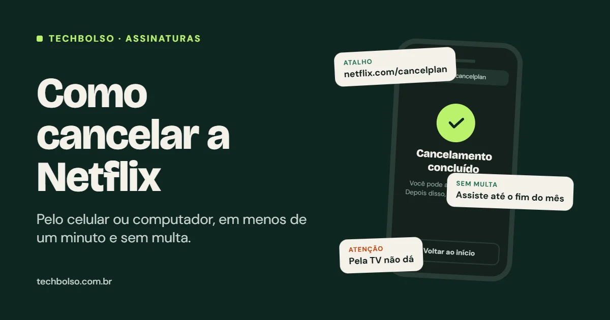 Como cancelar a Netflix