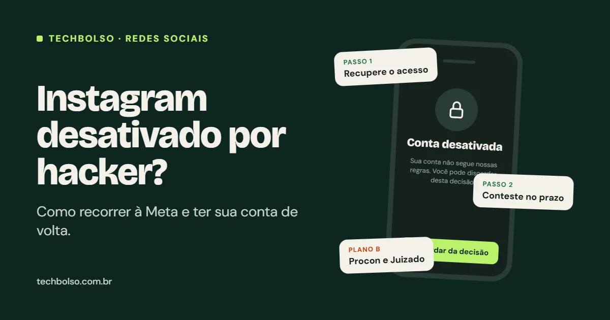 Instagram desativado por hacker: como recorrer à Meta